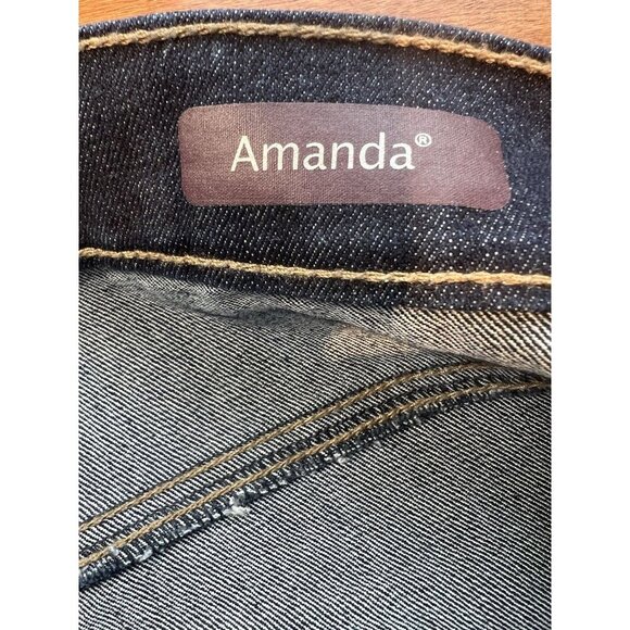 Gloria Vanderbilt Amanda Stretch Jeans Plus Size 18W Classic Rise Tapered Leg - Picture 8 of 12